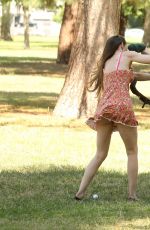 ALICIA ARDEN Pactices Her Golf Swing 05/23/2016