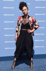 ALICIA KEYS at NBC/Universal 2016 Upfront in New York 05/16/2016