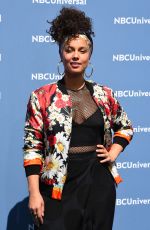 ALICIA KEYS at NBC/Universal 2016 Upfront in New York 05/16/2016