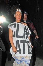 ALICIA KEYS Leaves Village Underground in London 05/27/2016