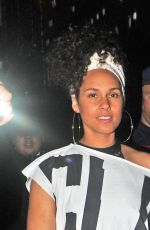 ALICIA KEYS Leaves Village Underground in London 05/27/2016
