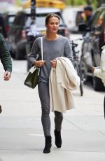 ALICIA VIKANDER Leaves Her Hotel in New York 05/02/2016