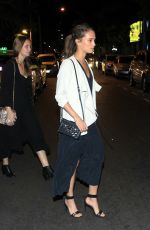 ALICIA VIKANDER Leaves Satyricon Restaurant in Rio De Janeiro 05/25/2016