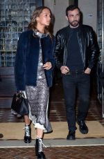 ALICIA VIKANDER Night Out in New York 05/01/2016