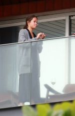 ALICIA VIKANDER on Her Hotel Balcony in Rio De Janeiro 05/27/2016