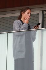 ALICIA VIKANDER on Her Hotel Balcony in Rio De Janeiro 05/27/2016