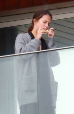 ALICIA VIKANDER on Her Hotel Balcony in Rio De Janeiro 05/27/2016