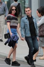 ALISON BRIE Out and About in New York 05/21/2016