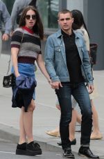 ALISON BRIE Out and About in New York 05/21/2016