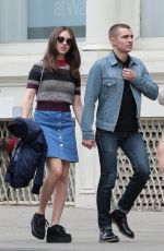 ALISON BRIE Out and About in New York 05/21/2016