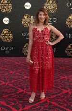 ALLISON HOLKER at Alice Through the Looking Glass Premiere in Hollywood 05/23/2016