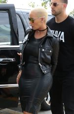 AMBER ROSE Out and About in Los Angeles 05/07/2016