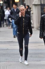 AMBER VALLETTA Out and About in Manhattan 04/29/2016