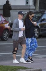ANA IVANOVIC and Bastian Schweinsteiger Out in Madrid 04/30/2016