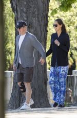 ANA IVANOVIC and Bastian Schweinsteiger Out in Madrid 04/30/2016