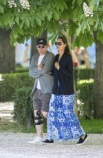 ANA IVANOVIC and Bastian Schweinsteiger Out in Madrid 04/30/2016