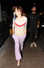 ANNA FRIEL Leaves Groucho Club in London 05/26/2016