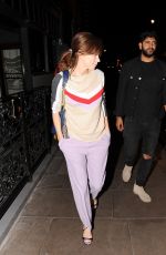 ANNA FRIEL Leaves Groucho Club in London 05/26/2016