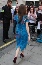 ANNA KENDRICK Leaves BBC Radio Studios in London 05/09/2016