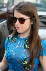 ANNA KENDRICK Leaves BBC Radio Studios in London 05/09/2016