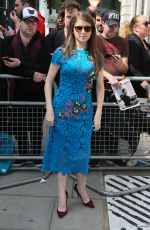 ANNA KENDRICK Leaves BBC Radio Studios in London 05/09/2016