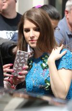 ANNA KENDRICK Leaves BBC Radio Studios in London 05/09/2016
