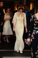 ANNA WINTOUR Leaves Met Gala After-party in New York 05/02/2016