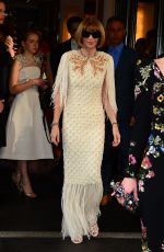 ANNA WINTOUR Leaves Met Gala After-party in New York 05/02/2016