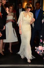 ANNA WINTOUR Leaves Met Gala After-party in New York 05/02/2016