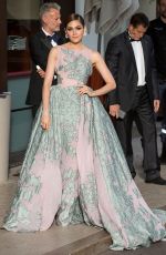 ARAYA A. HARGATE at Hotel Martinez in Cannes 05/13/2016