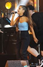 ARIANA GRANDE Performs at Jimmy Kimmel Live 05/12/2016
