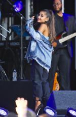 ARIANA GRANDE Performs at Jimmy Kimmel Live 05/12/2016