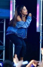 ARIANA GRANDE Performs at Jimmy Kimmel Live 05/12/2016