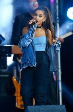ARIANA GRANDE Performs at Jimmy Kimmel Live 05/12/2016