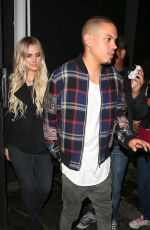 ASHLEE SIMPSON at Nice Guy in West Hollywood 05/10/2016