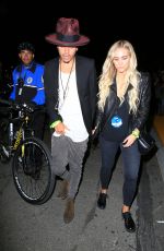 ASHLEE SIMPSON at Rihanna Concert in Inglewood 05/04/2016