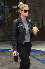ASHLEY BENSON Out for Caoffe in West Hiollywood 05/25/2016