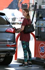 ASHLEY GREENE at a Gas Station in West Hollywood 05/26/2016