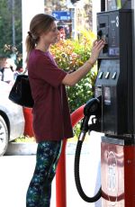 ASHLEY GREENE at a Gas Station in West Hollywood 05/26/2016