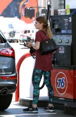 ASHLEY GREENE at a Gas Station in West Hollywood 05/26/2016