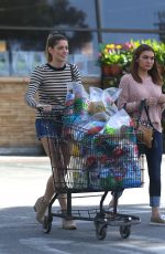 ASHLEY GREENE in Jeans Shorts Shopping in Los Angeles 05/20/2016