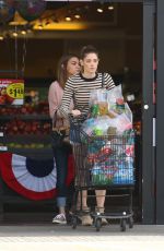 ASHLEY GREENE in Jeans Shorts Shopping in Los Angeles 05/20/2016