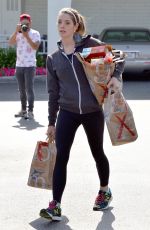 ASHLEY GREENE Shopping at Bristol Farms in West Hollywood 05/11/2016