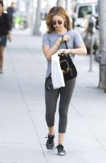 ASHLEY TISDALE Leaves a Gym in Los Angeles 05/12/2016