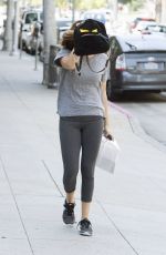 ASHLEY TISDALE Leaves a Gym in Los Angeles 05/12/2016
