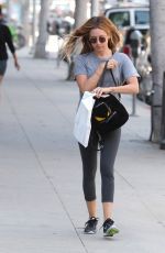 ASHLEY TISDALE Leaves a Gym in Los Angeles 05/12/2016