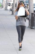 ASHLEY TISDALE Leaves a Gym in Los Angeles 05/12/2016