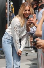 ASHLEY TISDALE on the Set of 