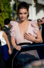 BARBARA PALVIN Leaves Hotel Martinez in Cannes 05/17/2016
