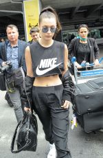 BELLA HADID at Nice Airport 05/09/2016